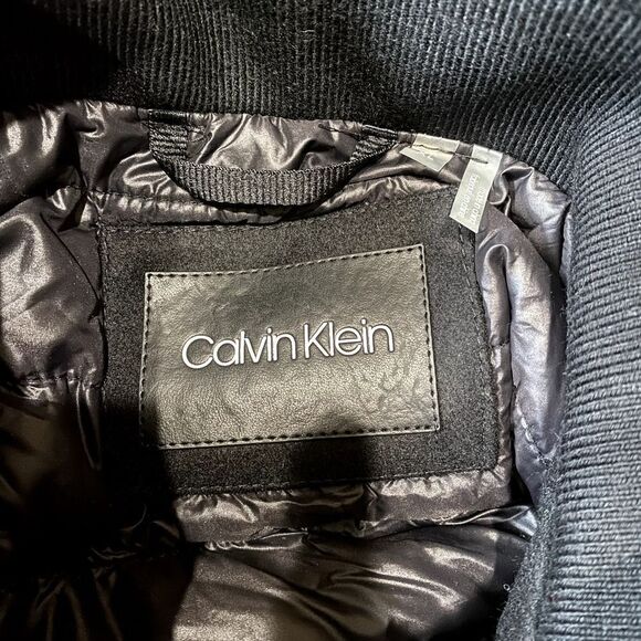Calvin Klein Bomber Jacket Black XL - Picture 8 of 12